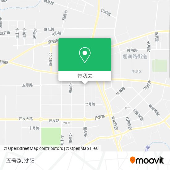 五号路地图