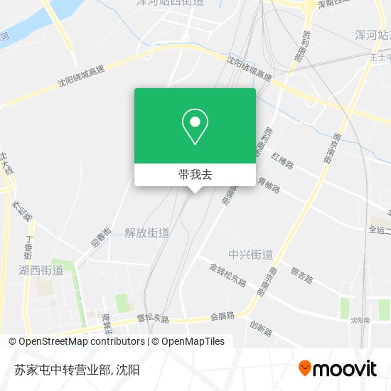 苏家屯中转营业部地图