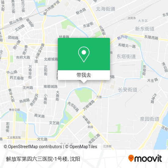 解放军第四六三医院-1号楼地图