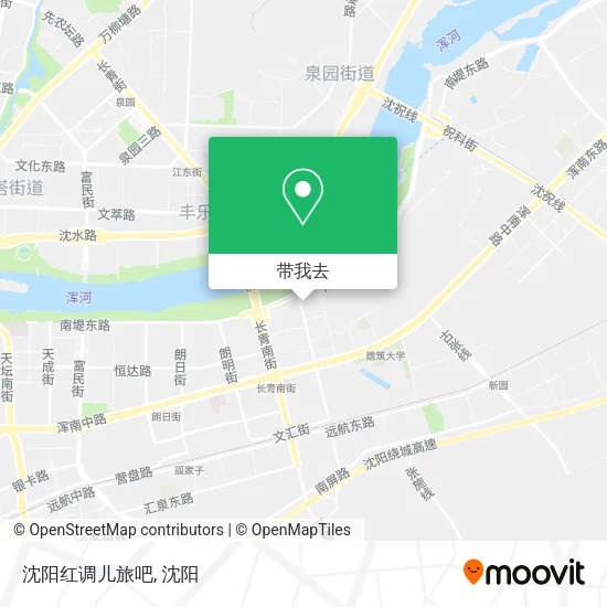 沈阳红调儿旅吧地图