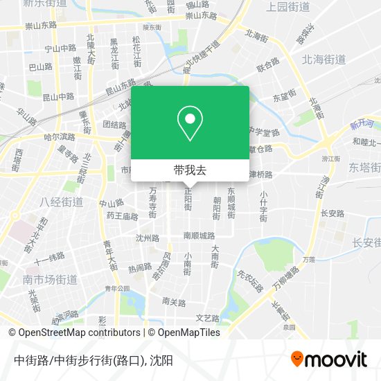 中街路/中街步行街(路口)地图
