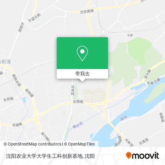 沈阳农业大学大学生工科创新基地地图