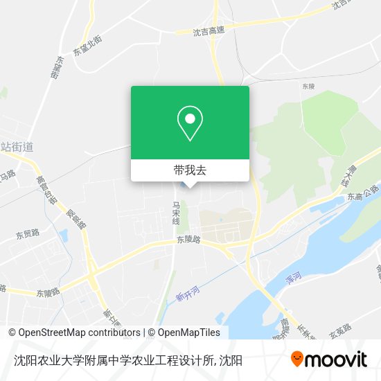 沈阳农业大学附属中学农业工程设计所地图
