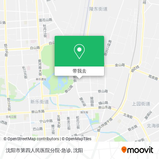 沈阳市第四人民医院分院-急诊地图