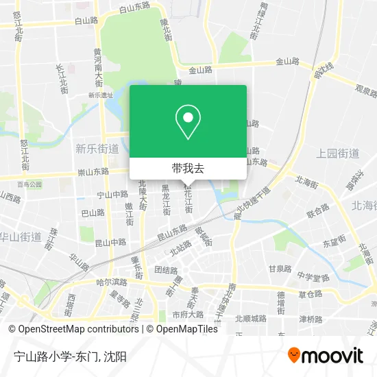 宁山路小学-东门地图