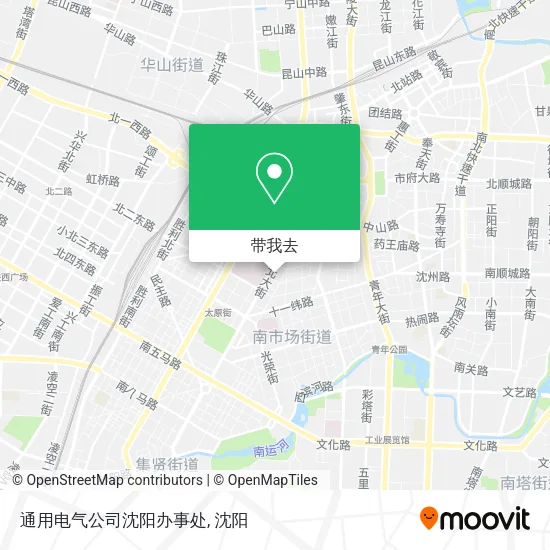 通用电气公司沈阳办事处地图