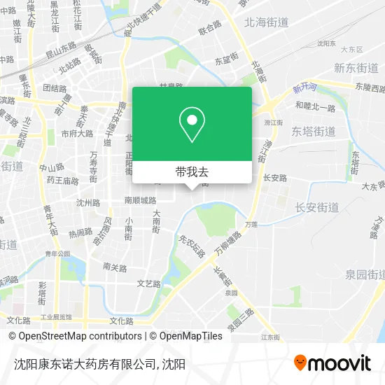 沈阳康东诺大药房有限公司地图