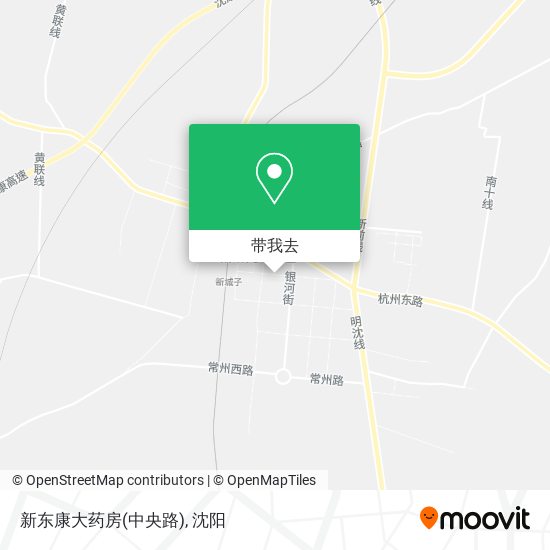 新东康大药房(中央路)地图