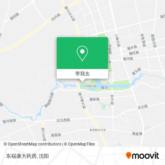 东褔康大药房地图