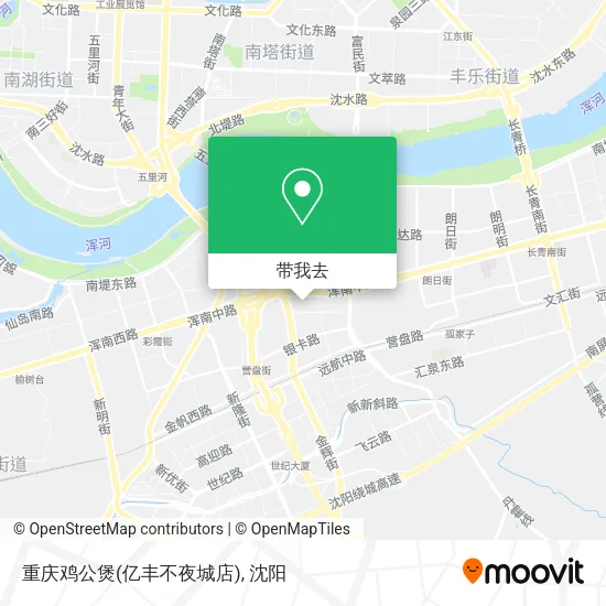 重庆鸡公煲(亿丰不夜城店)地图