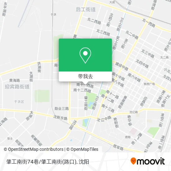 肇工南街74巷/肇工南街(路口)地图