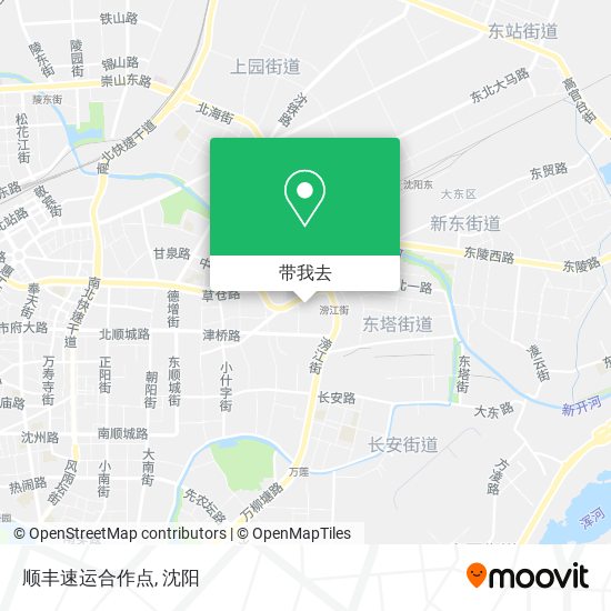 顺丰速运合作点地图