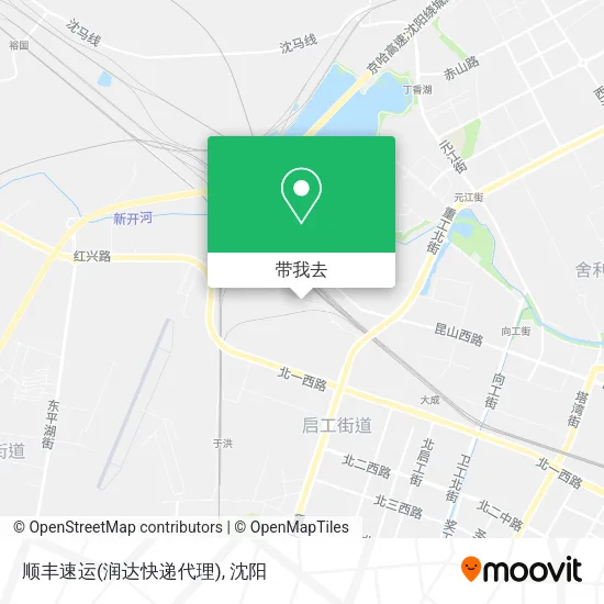 顺丰速运(润达快递代理)地图