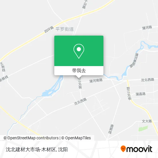 沈北建材大市场-木材区地图