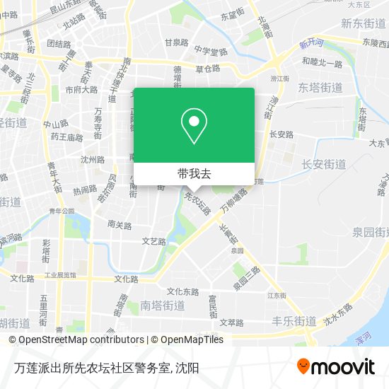 万莲派出所先农坛社区警务室地图