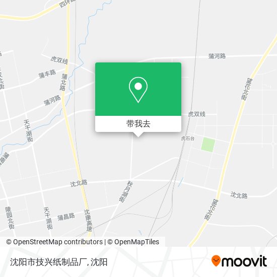沈阳市技兴纸制品厂地图