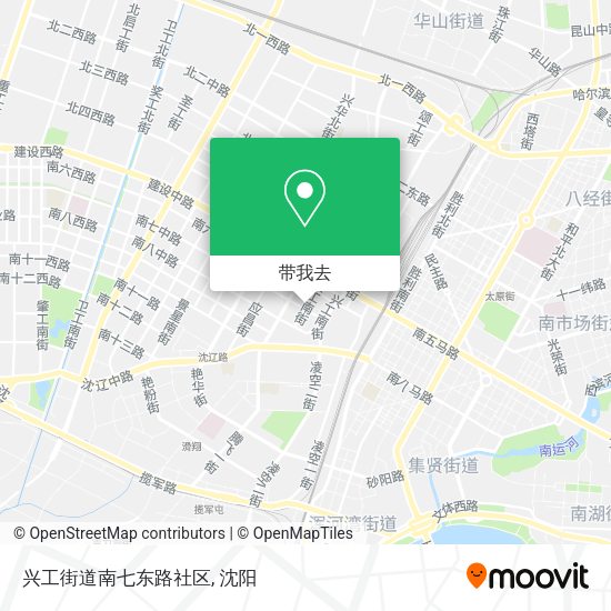 兴工街道南七东路社区地图