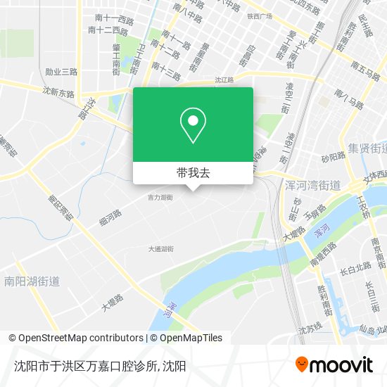 沈阳市于洪区万嘉口腔诊所地图