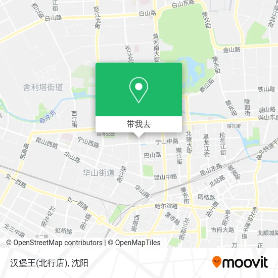 汉堡王(北行店)地图