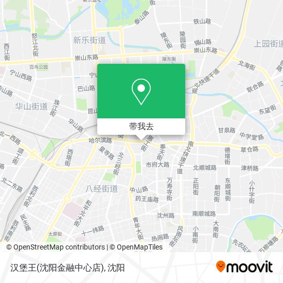 汉堡王(沈阳金融中心店)地图