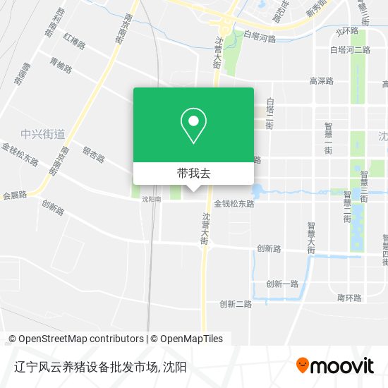 辽宁风云养猪设备批发市场地图