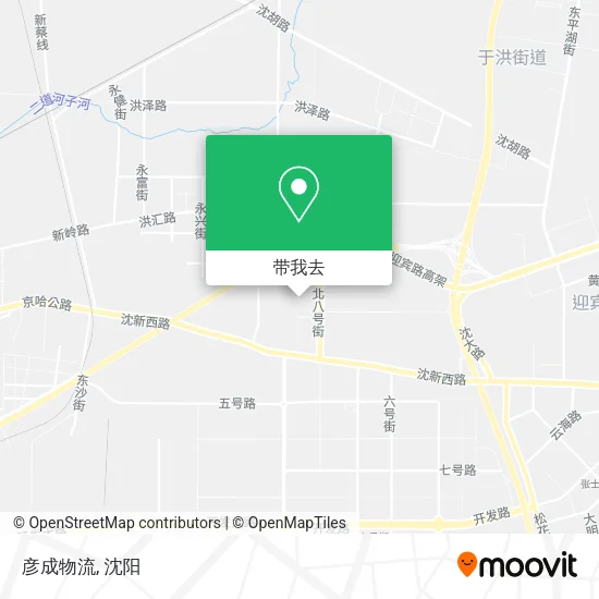 彦成物流地图