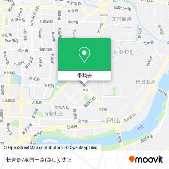 长青街/泉园一路(路口)地图