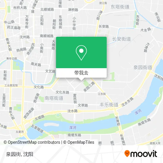 泉园街地图
