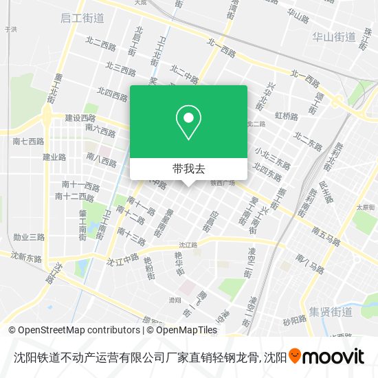 沈阳铁道不动产运营有限公司厂家直销轻钢龙骨地图