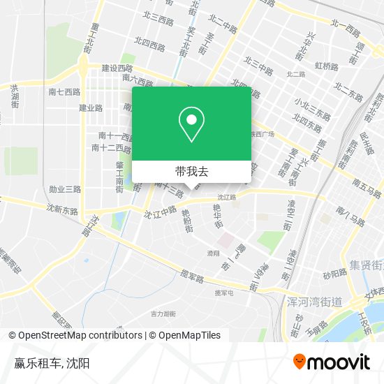 赢乐租车地图