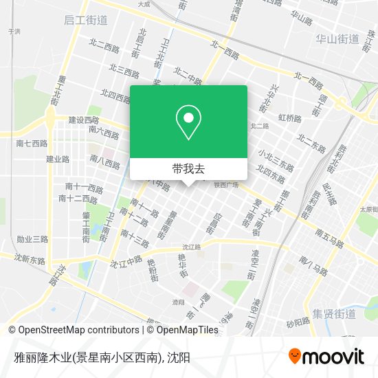 雅丽隆木业(景星南小区西南)地图