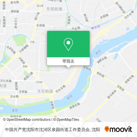 中国共产党沈阳市沈河区泉园街道工作委员会地图