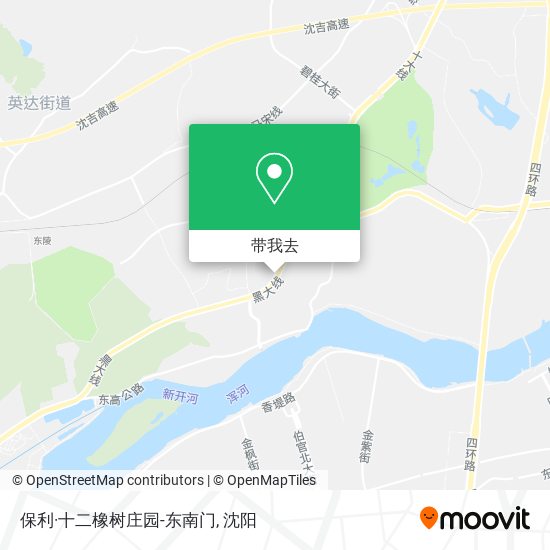 保利·十二橡树庄园-东南门地图