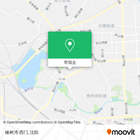 橡树湾-西门地图