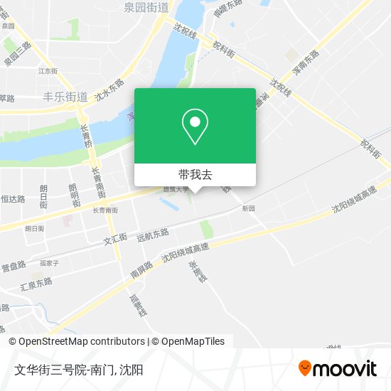 文华街三号院-南门地图