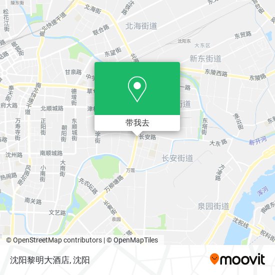 沈阳黎明大酒店地图