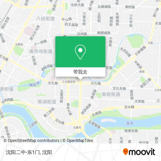 沈阳二中-东1门地图