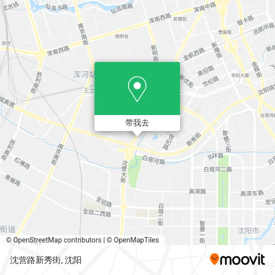 沈营路新秀街地图