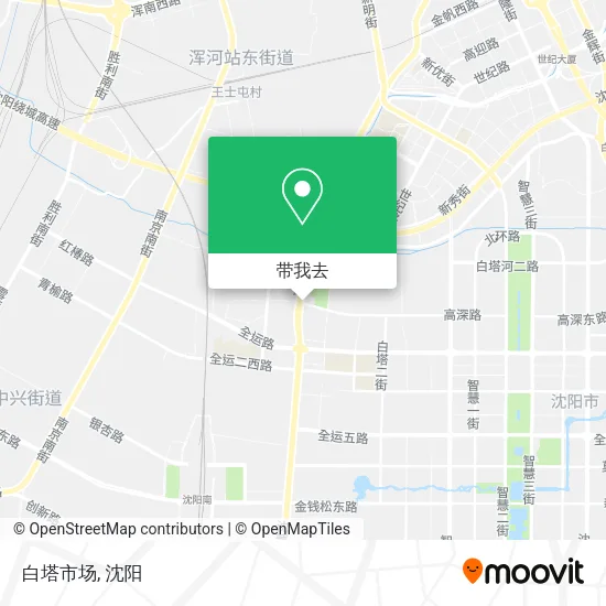 白塔市场地图