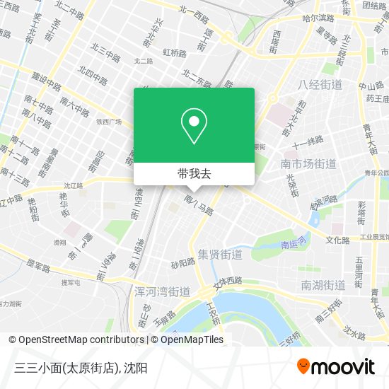 三三小面(太原街店)地图