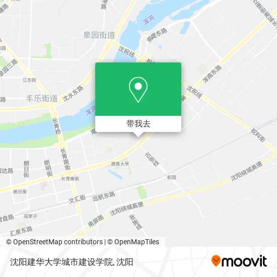 沈阳建华大学城市建设学院地图