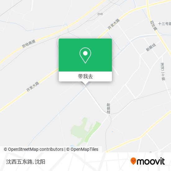沈西五东路地图