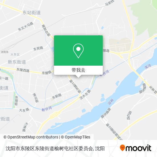 沈阳市东陵区东陵街道榆树屯社区委员会地图