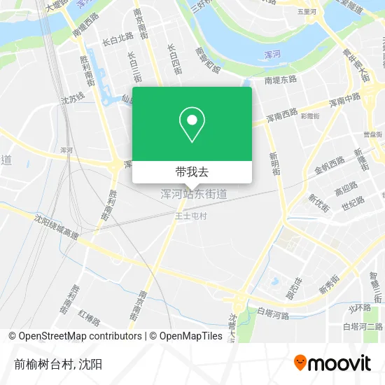前榆树台村地图