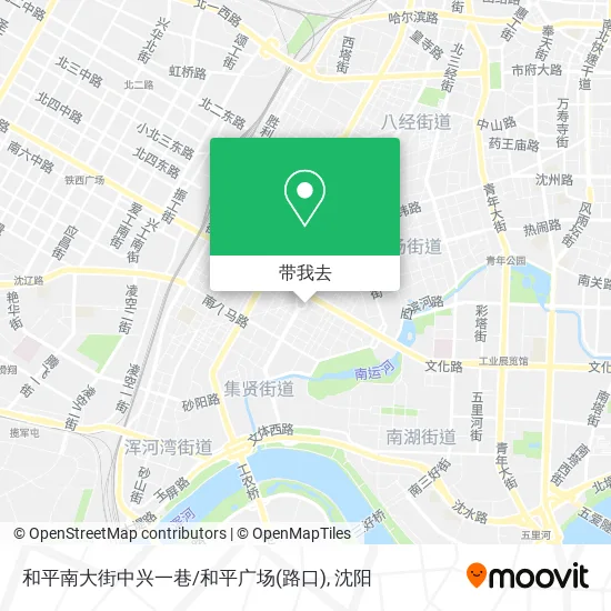 和平南大街中兴一巷/和平广场(路口)地图