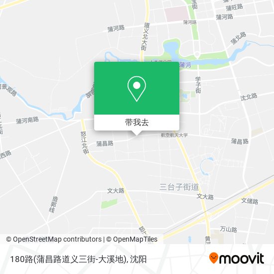 180路(蒲昌路道义三街-大溪地)地图