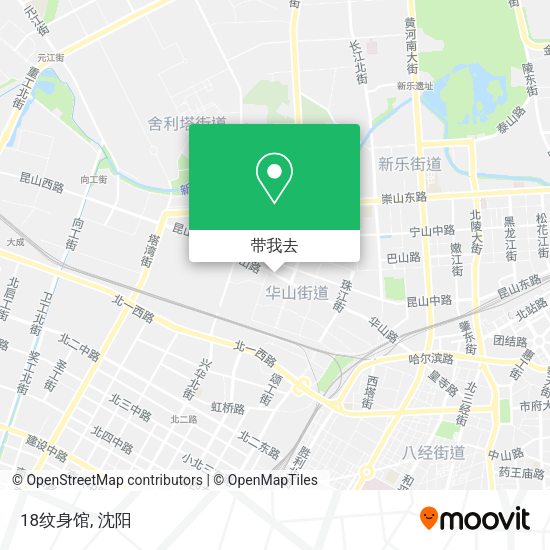 18纹身馆地图