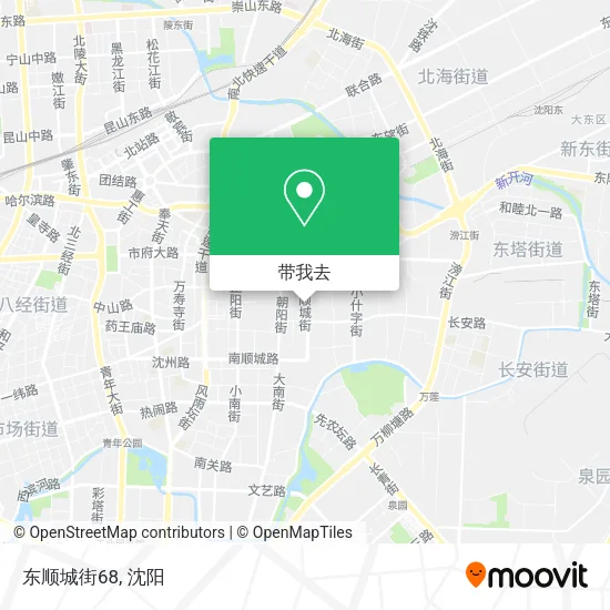 东顺城街68地图
