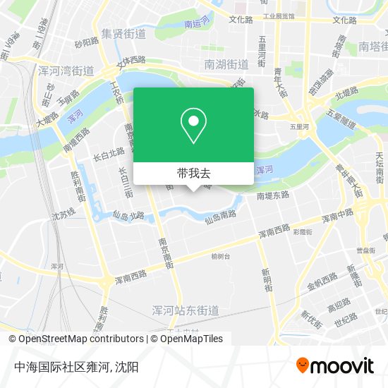 中海国际社区雍河地图