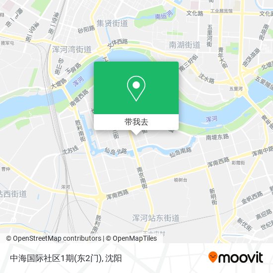 中海国际社区1期(东2门)地图